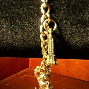 Silver Charm Bracelet with Landmark Charms